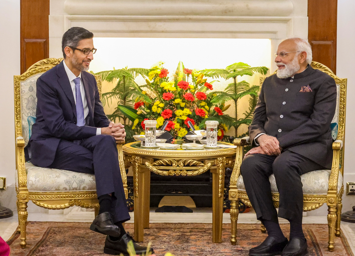 India AI Summit: Modi and Google CEO Discuss Partnerships.webp