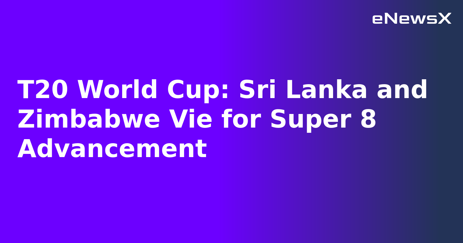 T20 World Cup: Sri Lanka and Zimbabwe Vie for Super 8 Advancement.webp