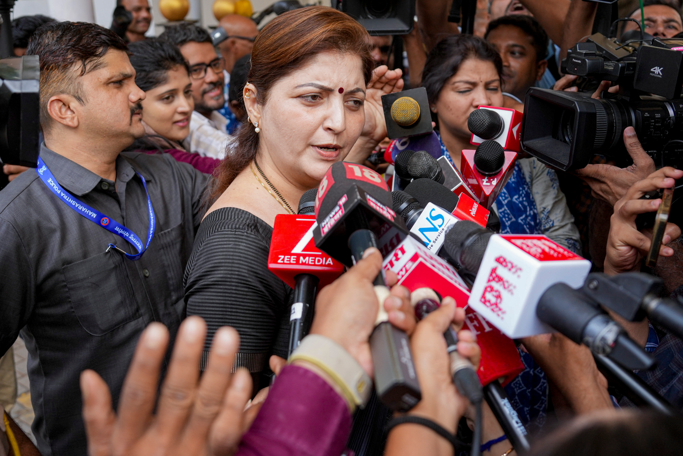 Andhare Claims Link Between Chakankar's Decision and Son's Work.webp