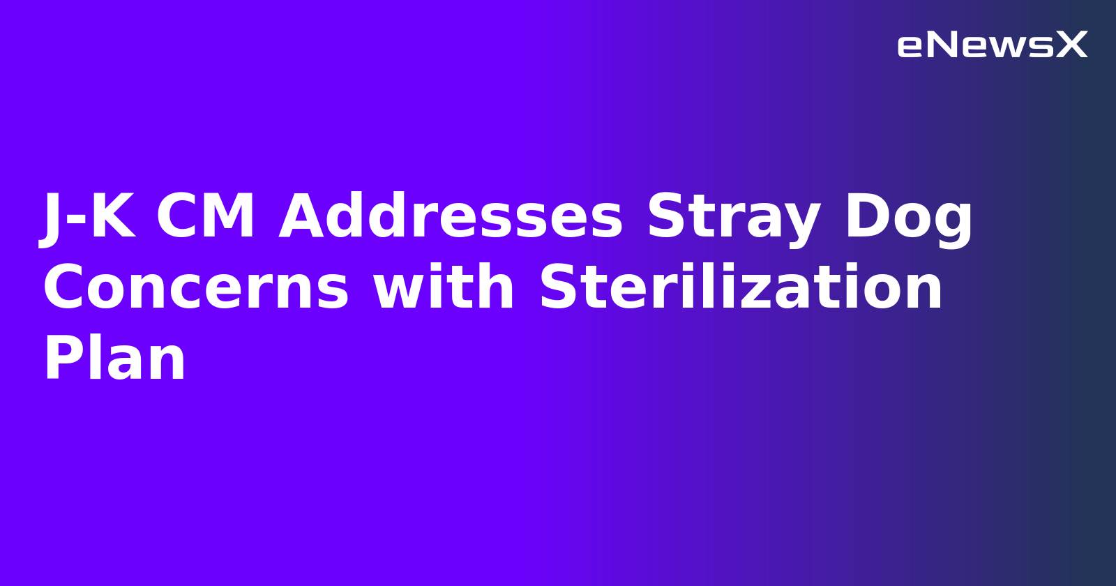 J-K CM Addresses Stray Dog Concerns with Sterilization Plan.webp