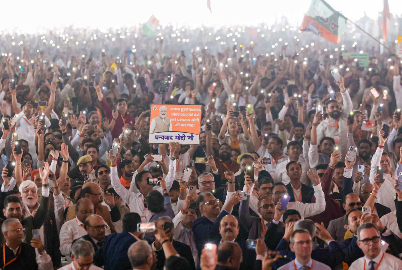Noida Airport Inauguration: PM Modi Leads Participatory Ceremony.webp