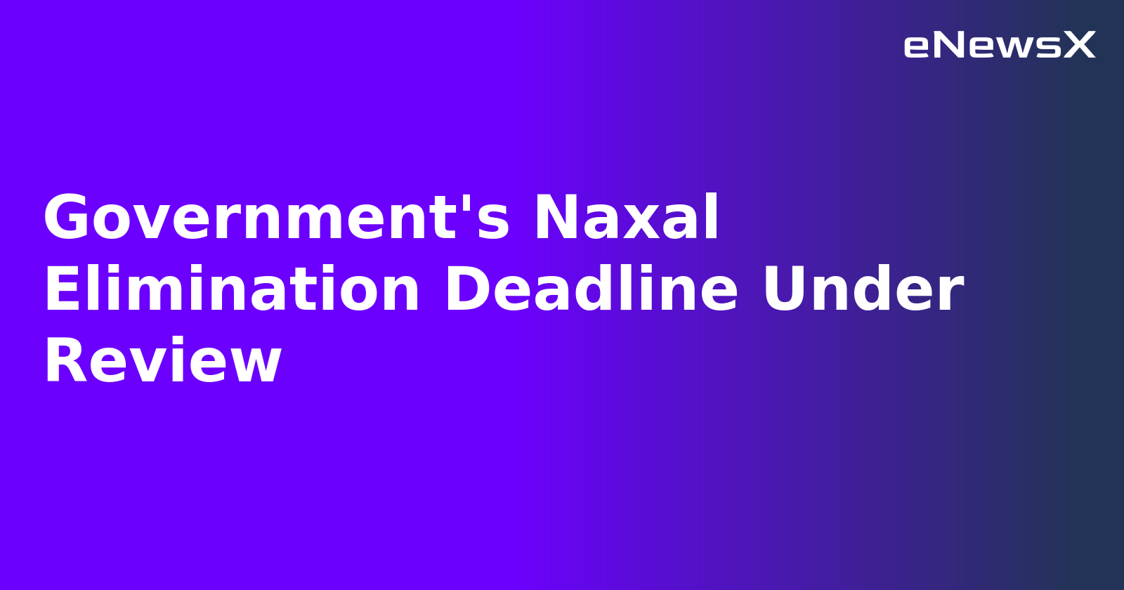 Government's Naxal Elimination Deadline Under Review.webp Government's Naxal Elimination Deadline Under Review.webp