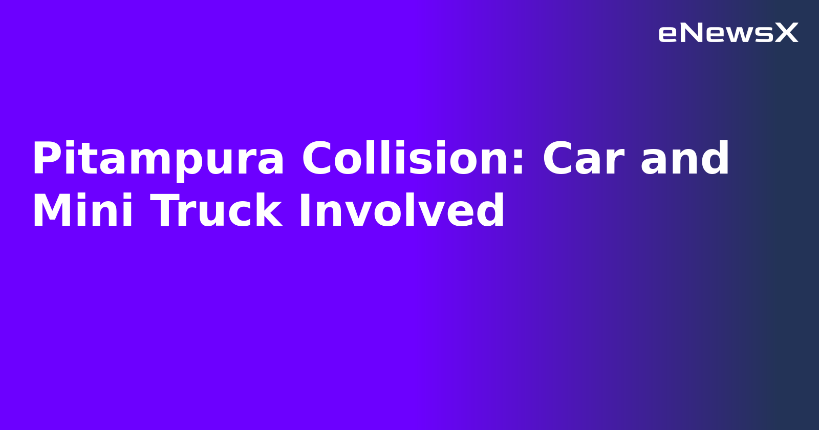 Pitampura Collision: Car and Mini Truck Involved.webp