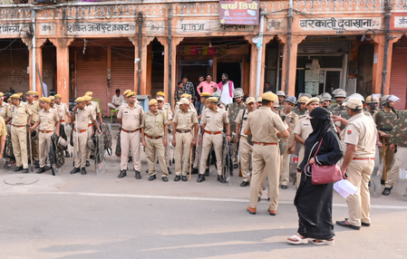 Mahesh Nagar Protest Turns Violent: Locals Clash Over Illegal Sales.webp