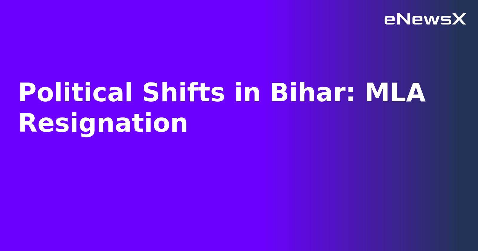 Political Shifts in Bihar: MLA Resignation.webp