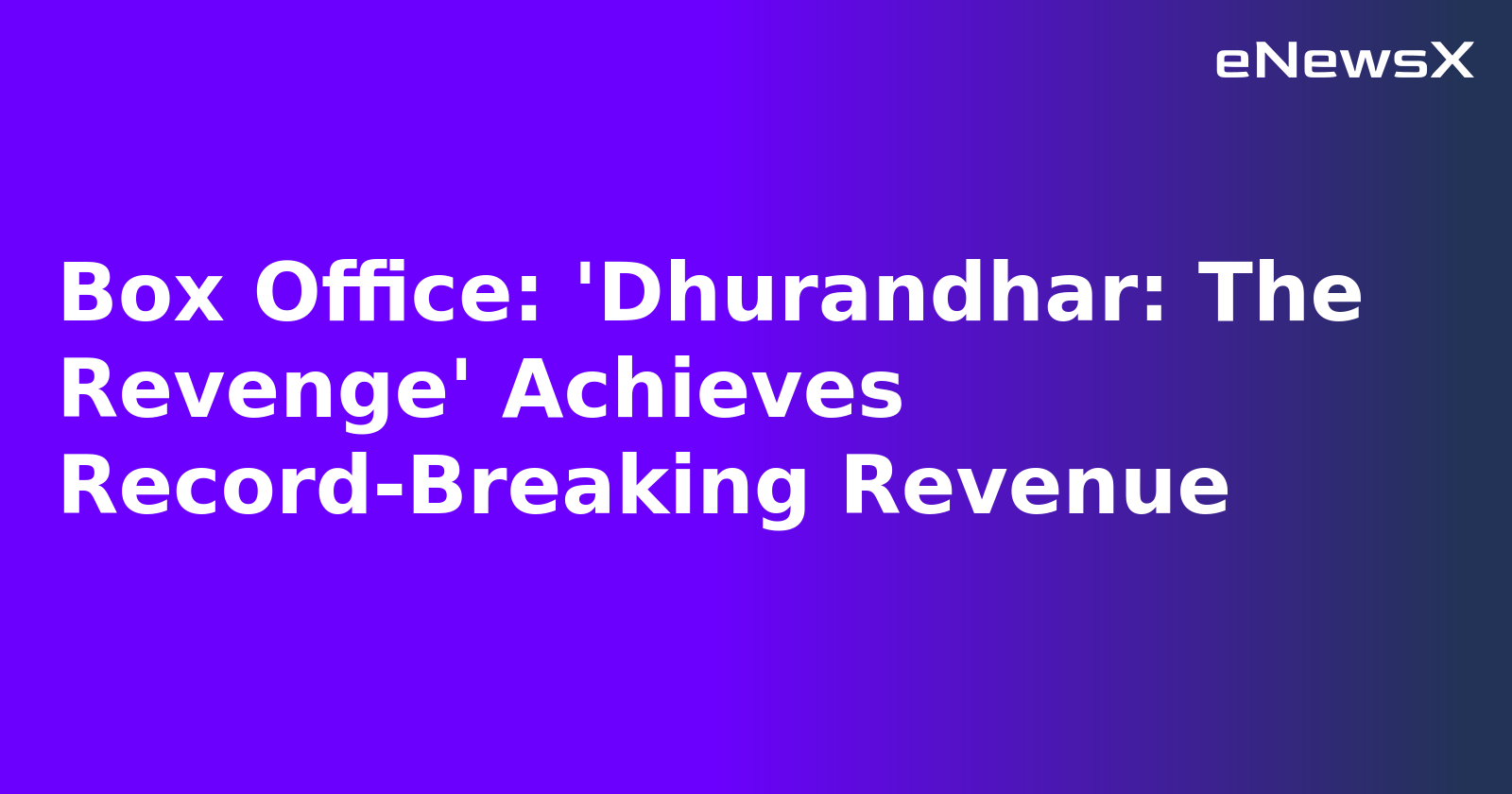 Box Office: 'Dhurandhar: The Revenge' Achieves Record-Breaking Revenue.webp