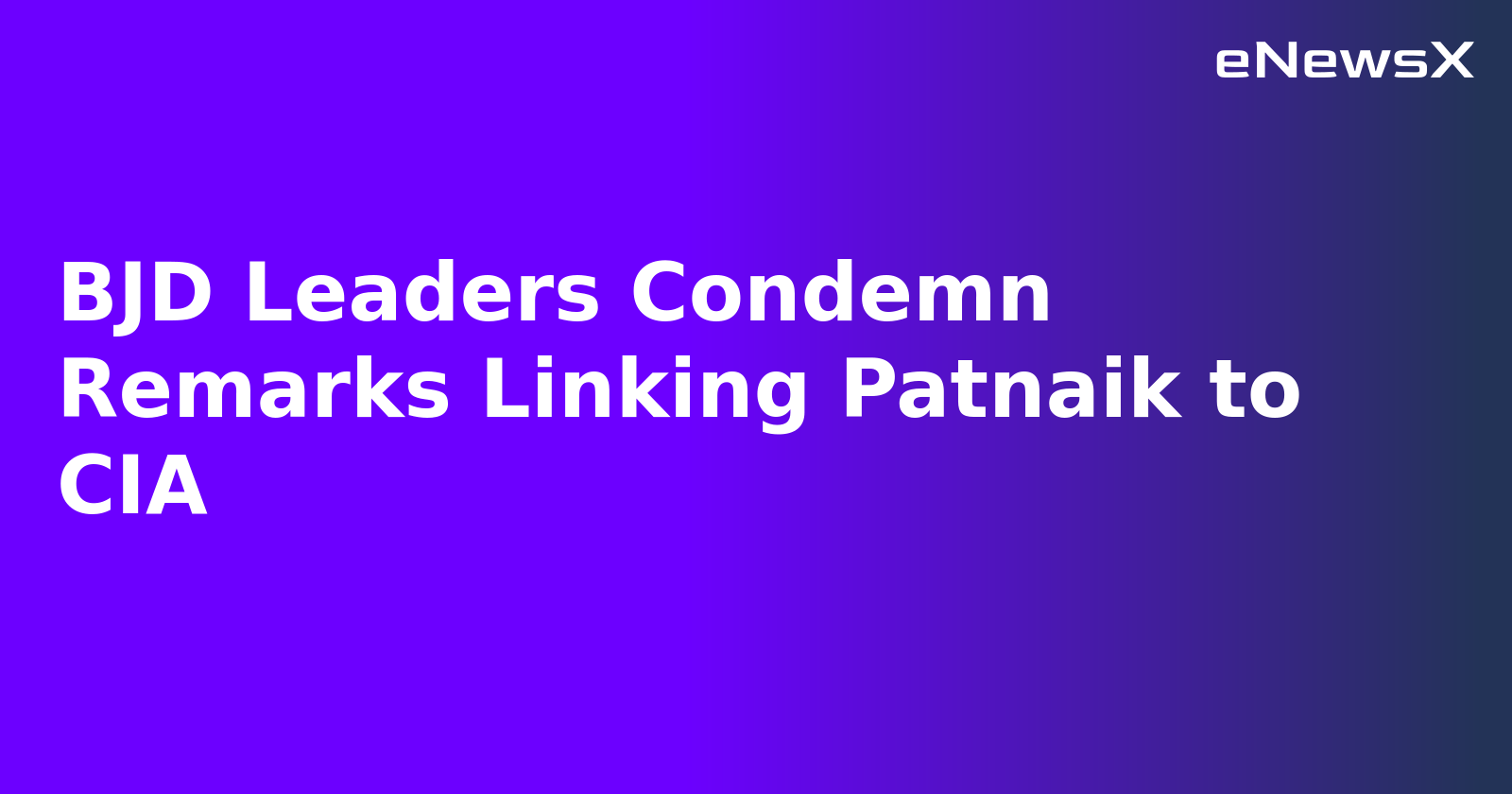 BJD Leaders Condemn Remarks Linking Patnaik to CIA.webp