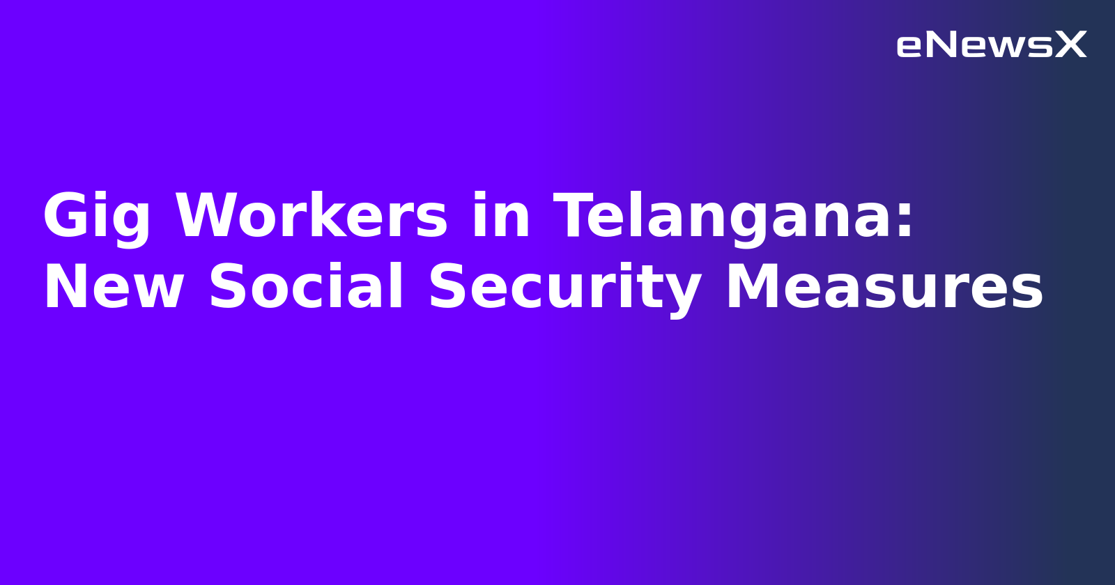 Gig Workers in Telangana: New Social Security Measures.webp