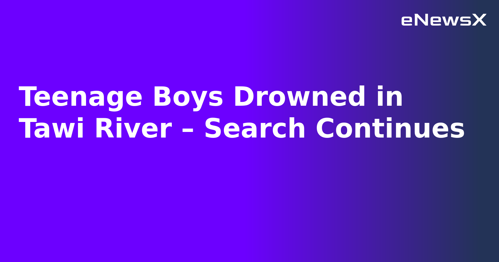 Teenage Boys Drowned in Tawi River – Search Continues.webp
