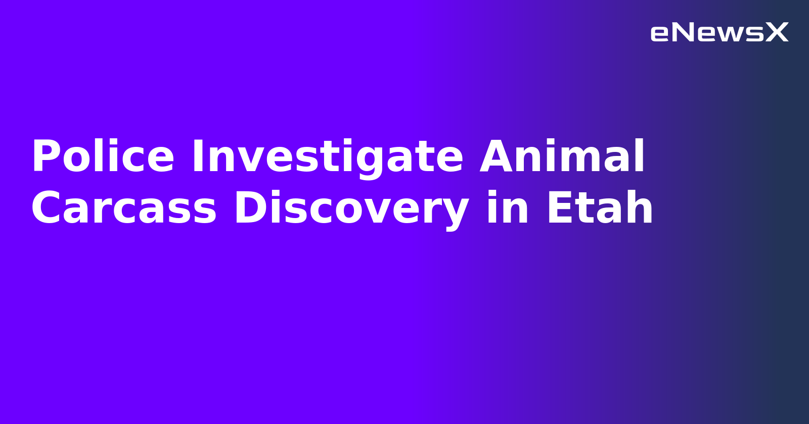 Police Investigate Animal Carcass Discovery in Etah.webp