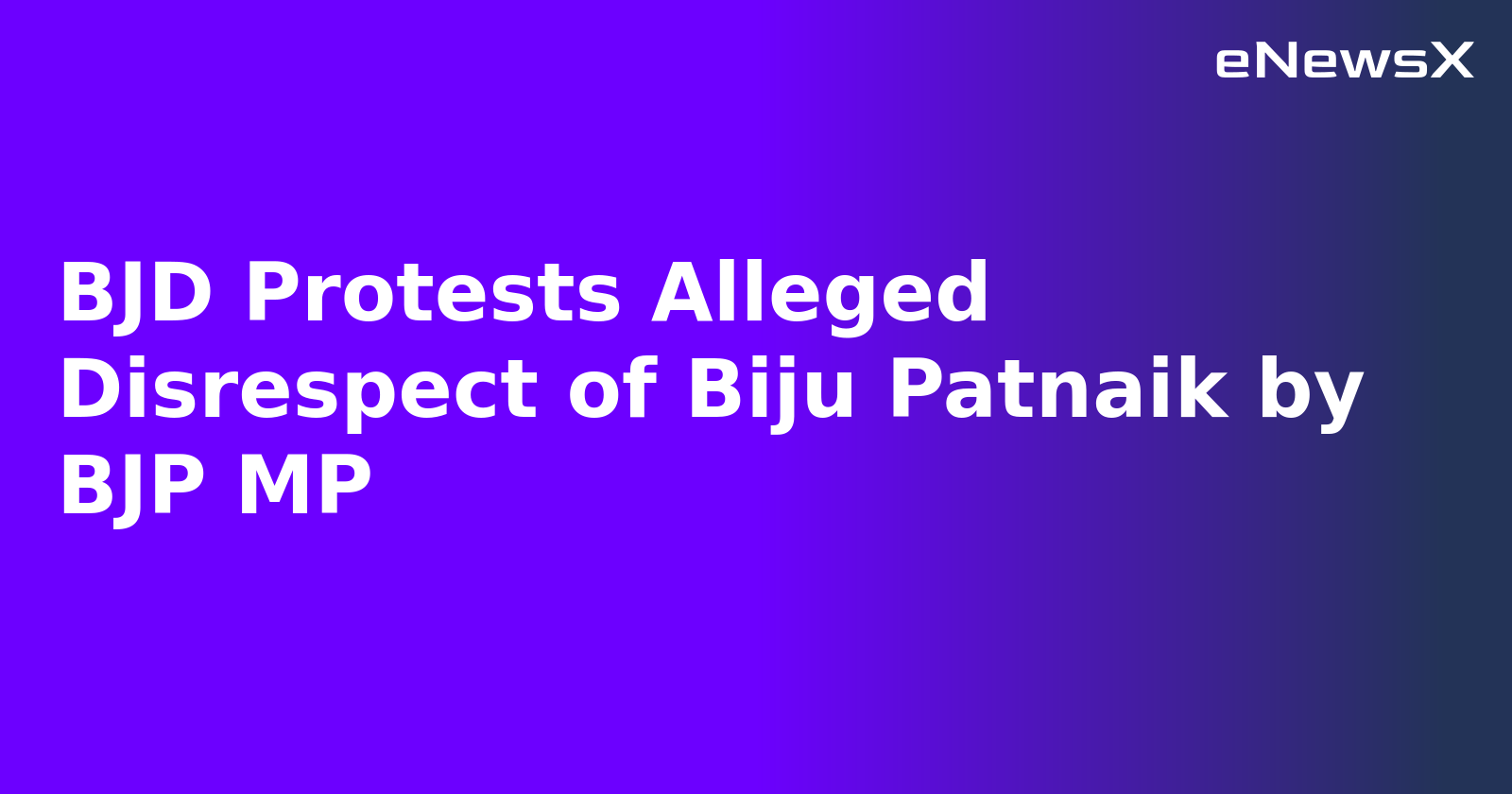BJD Protests Alleged Disrespect of Biju Patnaik by BJP MP.webp