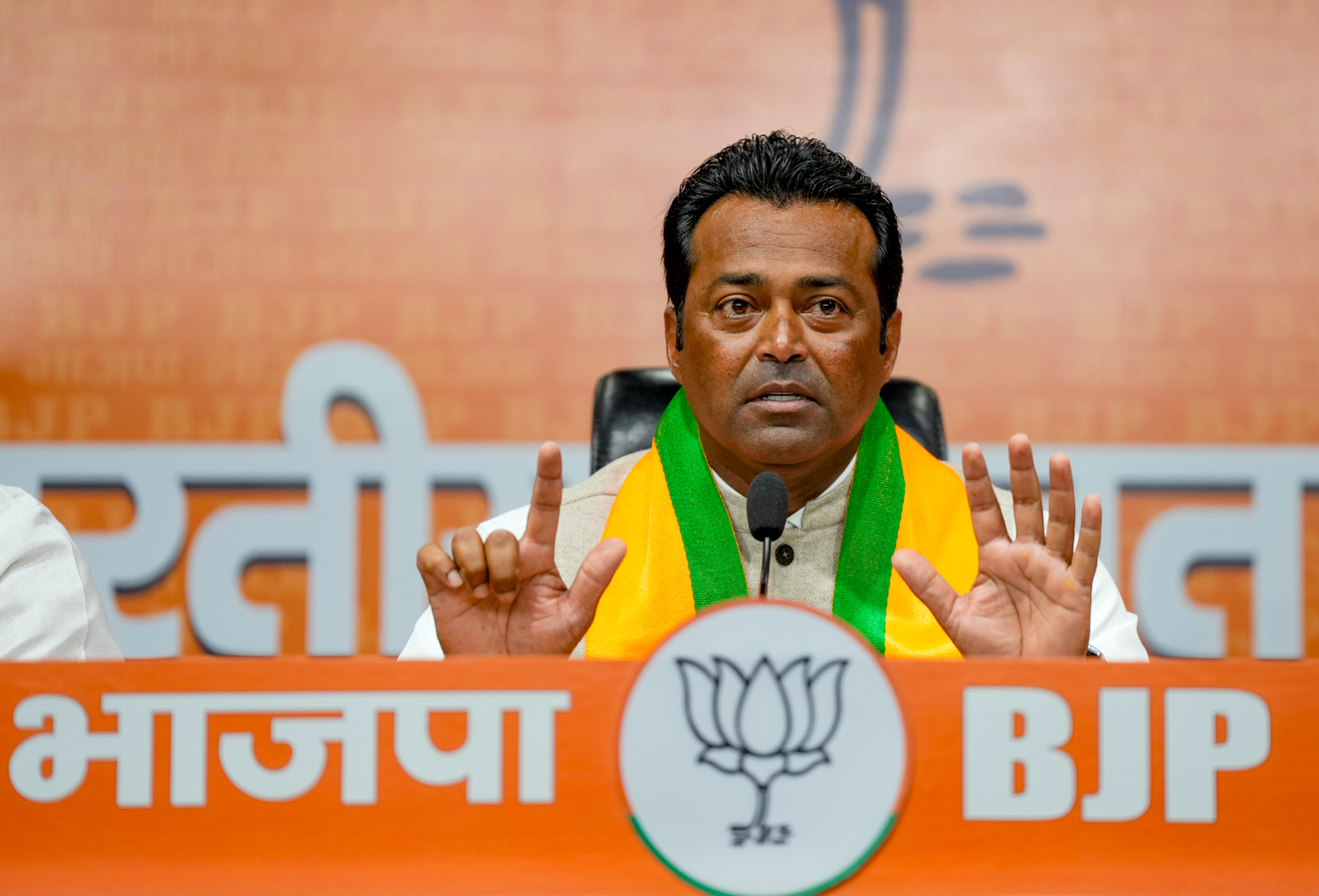 Leander Paes Joins BJP, Expresses Concerns for West Bengal
