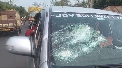 West Bengal Election Violence – Attack on BJP Convoy