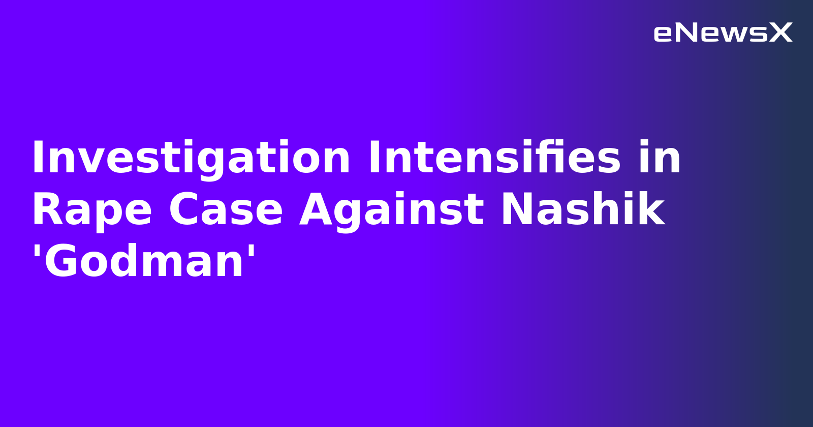 Investigation Intensifies in Rape Case Against Nashik 'Godman'.webp