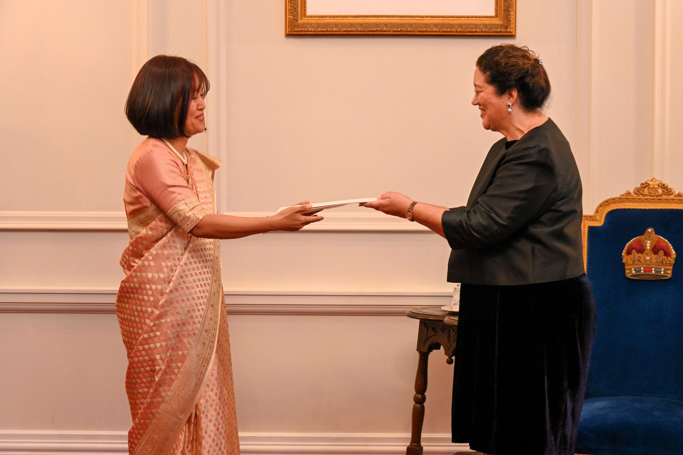 India's High Commissioner Presents Credentials to New Zealand Governor-General.webp