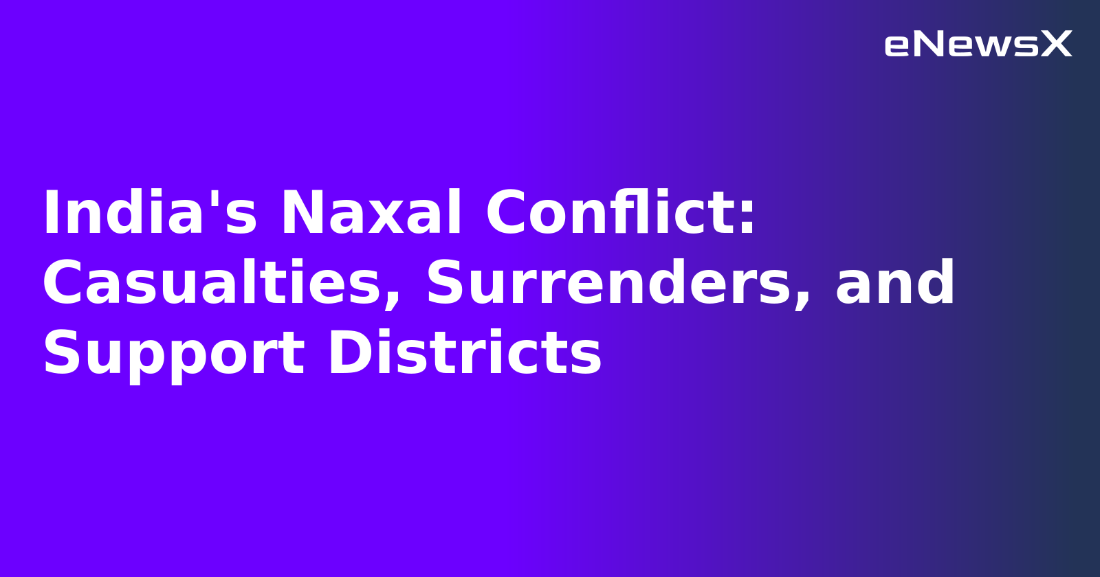 India's Naxal Conflict: Casualties, Surrenders, and Support Districts.webp