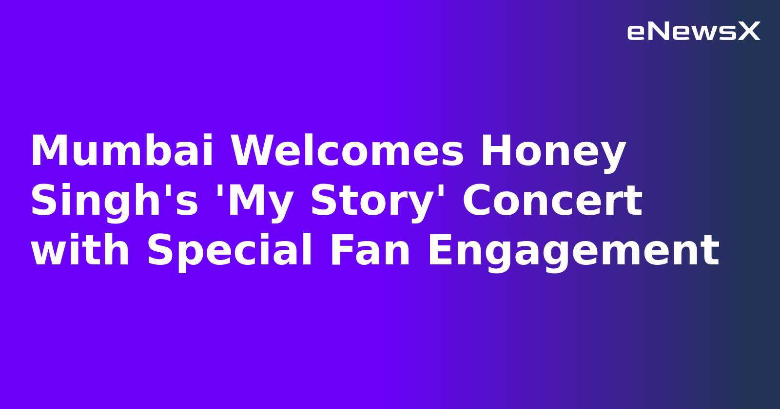 Mumbai Welcomes Honey Singh's 'My Story' Concert with Special Fan Engagement.webp