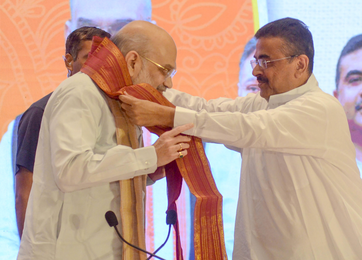Amit Shah Joins Suvendu Adhikari for Bhabanipur Campaign