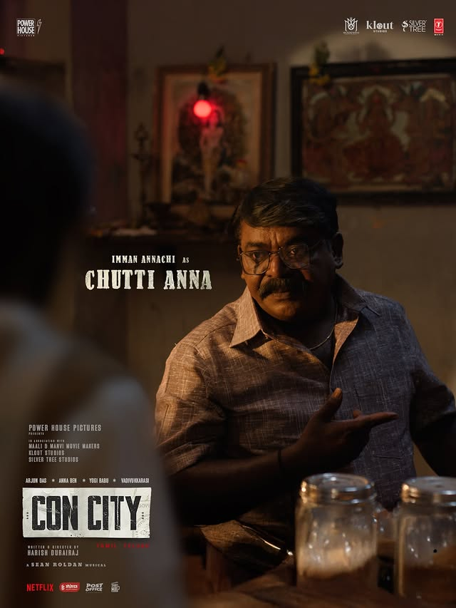 ‘Con City’ Reveals Character Roles: Imman Annachi and Baradwaj Rangan.webp