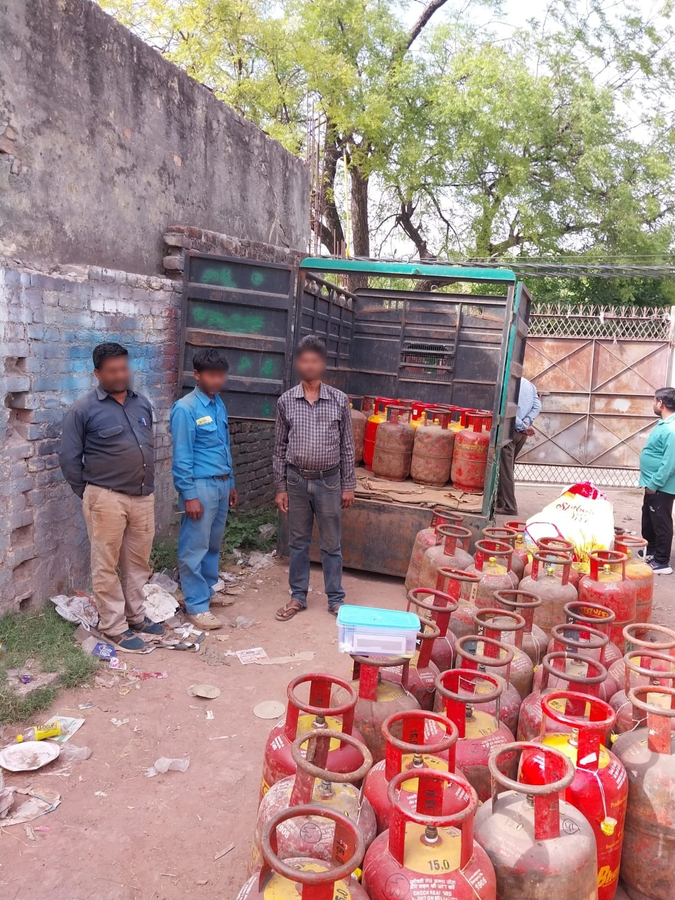 Three Arrested for Illegal LPG Storage and Refilling