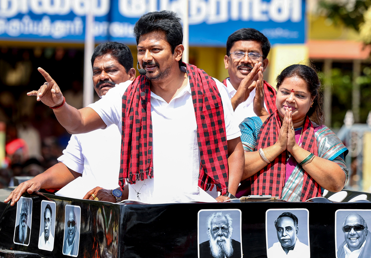 Udhayanidhi Stalin Files Nomination in Chepauk-Thiruvallikeni