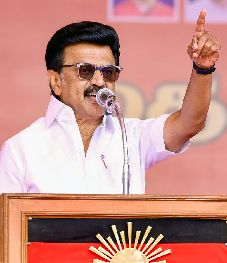 Stalin Calls NDA's 'Double Engine' Slogan a 'Dabba Engine'