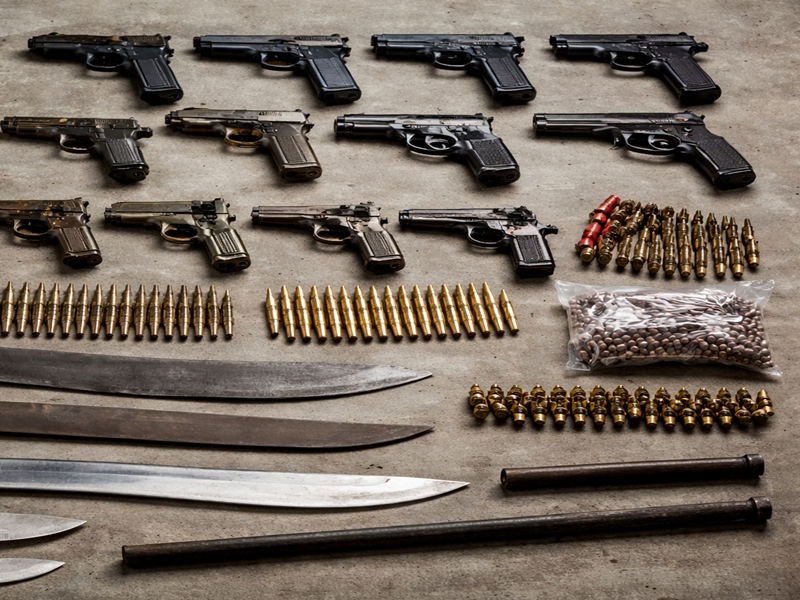 Maharashtra Police Seize Weapons and Counterfeit Notes.webp