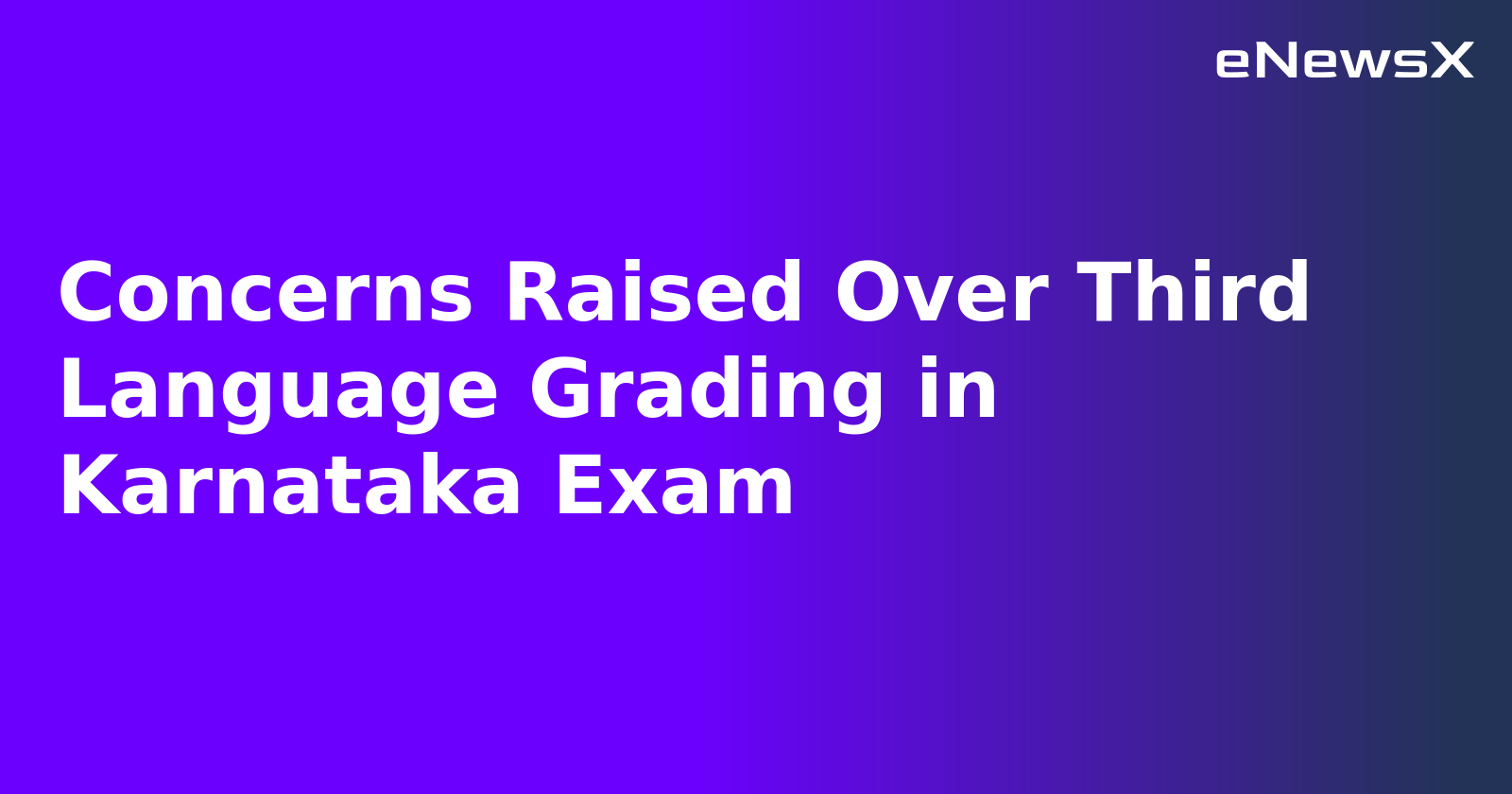 Concerns Raised Over Third Language Grading in Karnataka Exam.webp