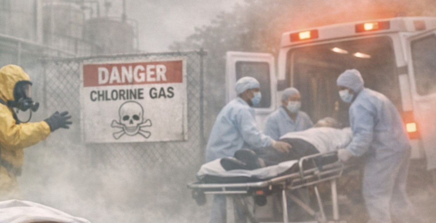 Chlorine Gas Leak in Jhabua: 49 Hospitalized