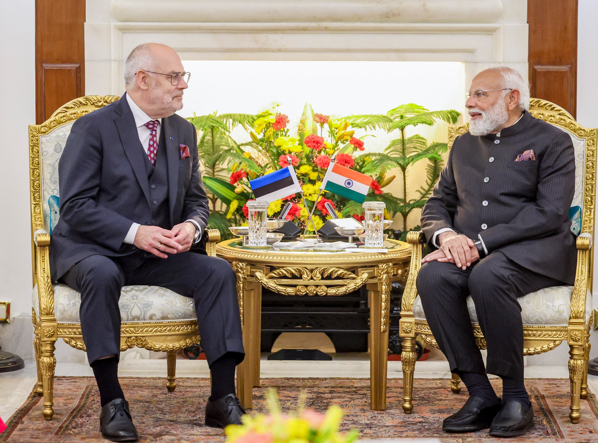 Modi and Estonia's President Discuss India-EU FTA