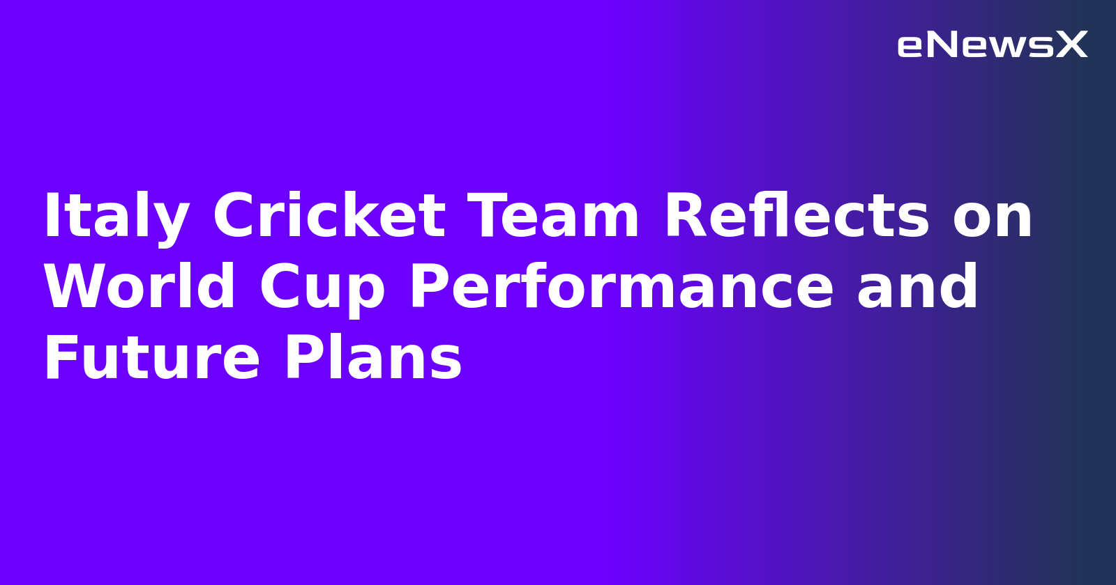 Italy Cricket Team Reflects on World Cup Performance and Future Plans.webp