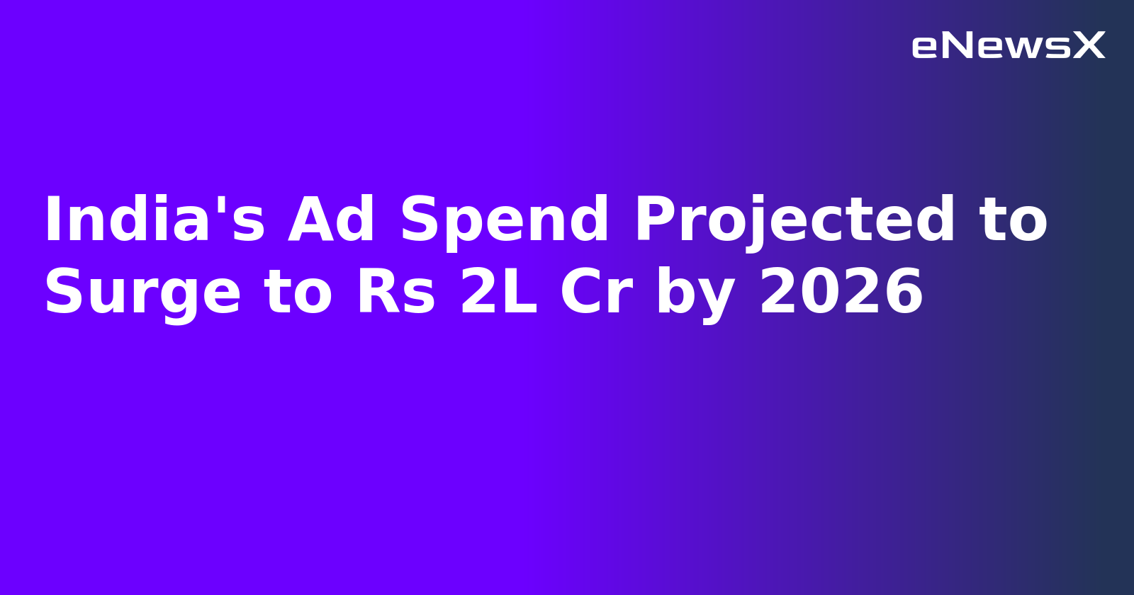 India's Ad Spend Projected to Surge to Rs 2L Cr by 2026.webp