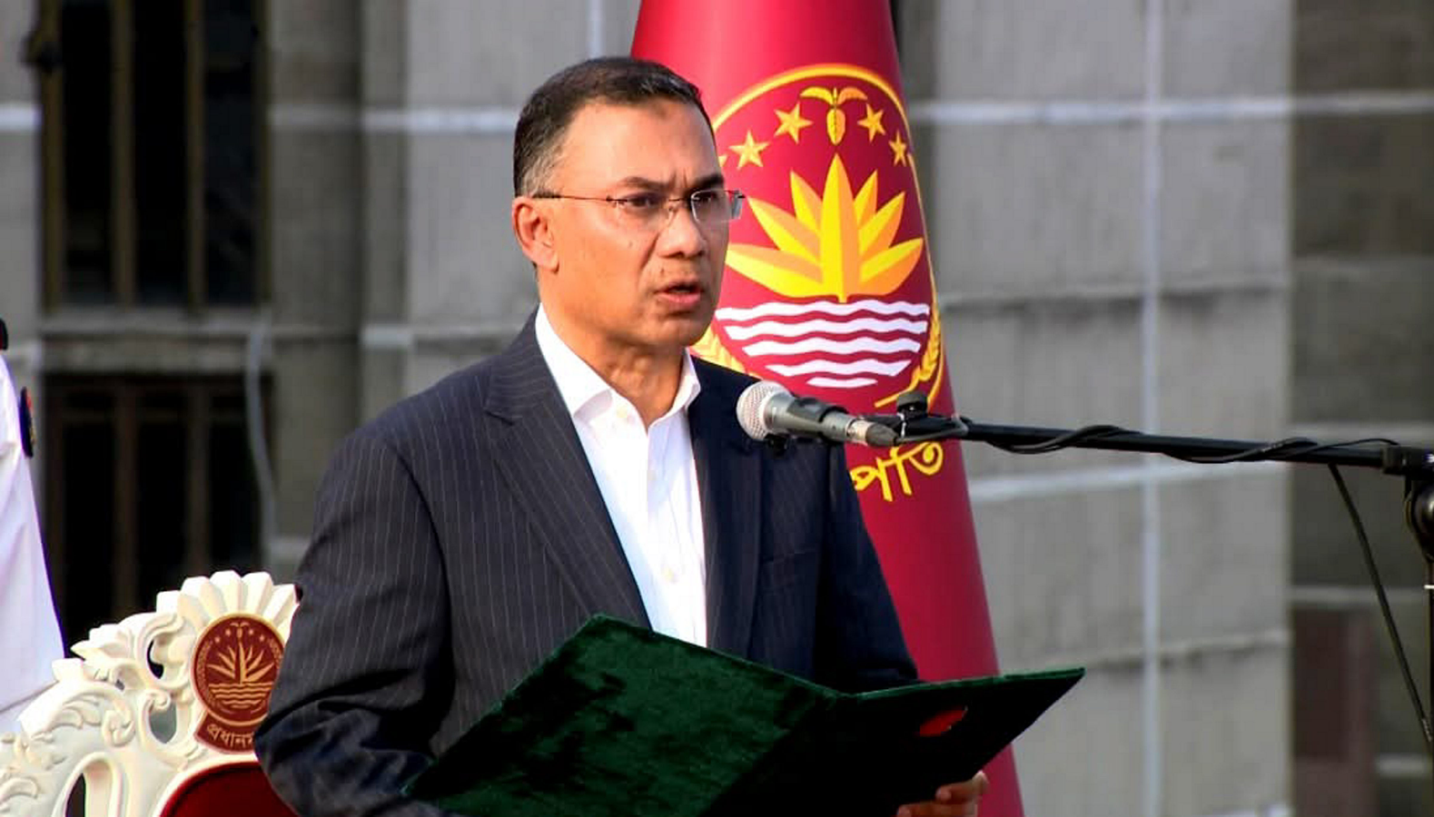 Tarique Rahman's Inaugural Address: A Focus on Harmony and Security in Bangladesh.webp