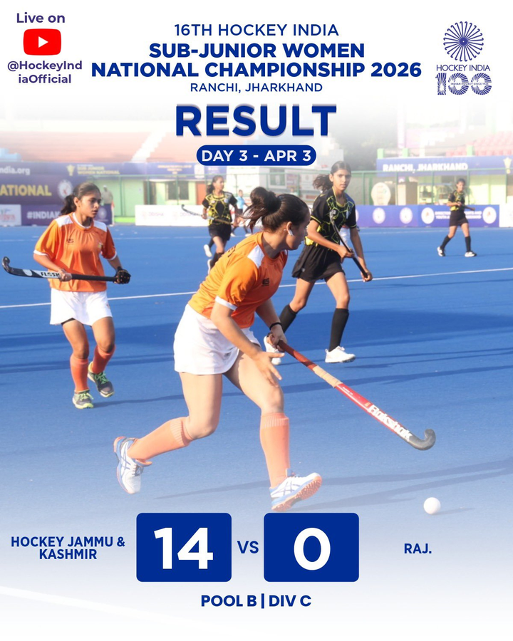 J&K Dominates Opening Matches in Sub Junior Hockey Nationals.webp