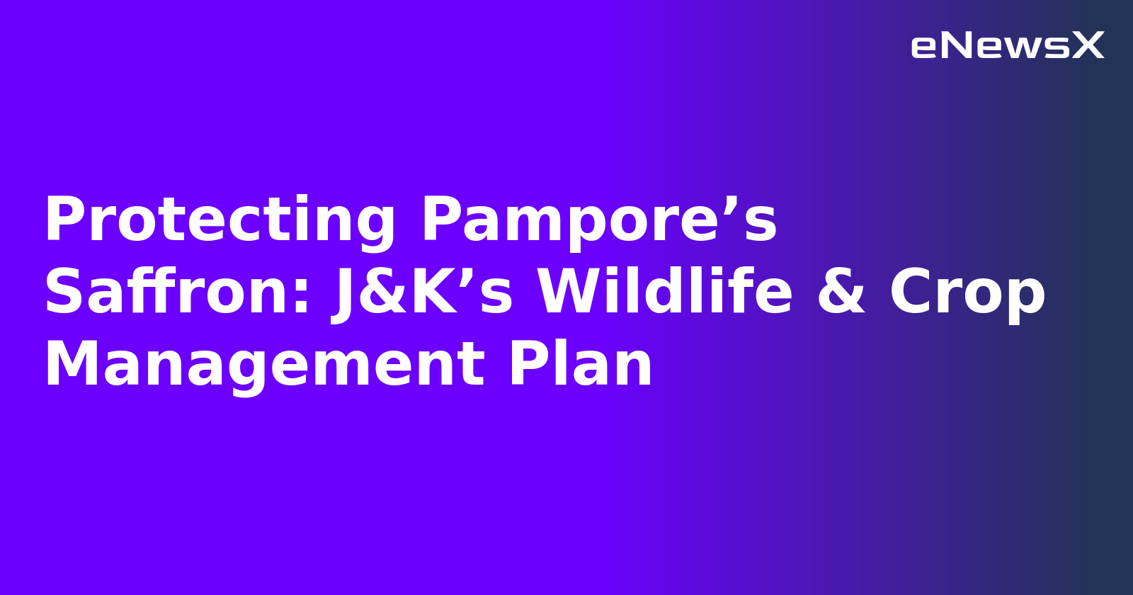 Protecting Pampore’s Saffron: J&K’s Wildlife & Crop Management Plan.webp Protecting Pampore’s Saffron: J&K’s Wildlife & Crop Management Plan.webp