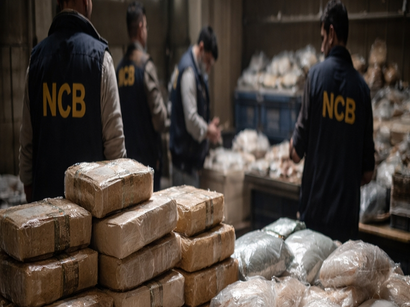NCB Arrests Wife of Drug Kingpin, Seizes ₹50 Crore Drugs