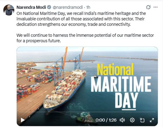 PM Modi Honors India's Maritime Sector on National Maritime Day.webp PM Modi Honors India's Maritime Sector on National Maritime Day.webp