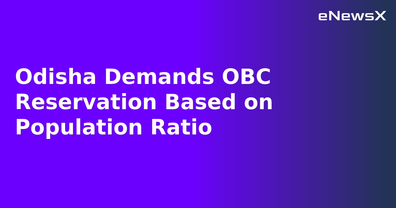 Odisha Demands OBC Reservation Based on Population Ratio.webp