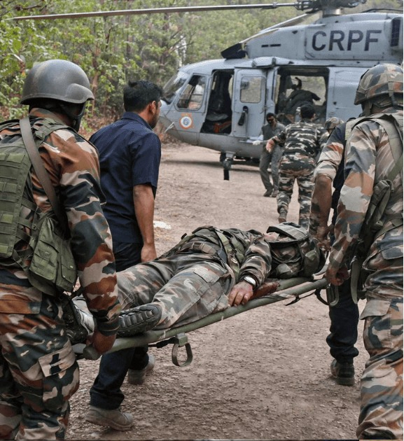 Saranda Forest Blast: Soldier Airlifted to Ranchi.webp Saranda Forest Blast: Soldier Airlifted to Ranchi.webp