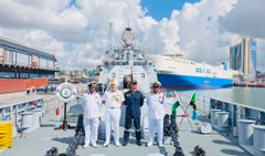 Naval Deployment: INS Trikand Arrives in Dar-es-Salaam