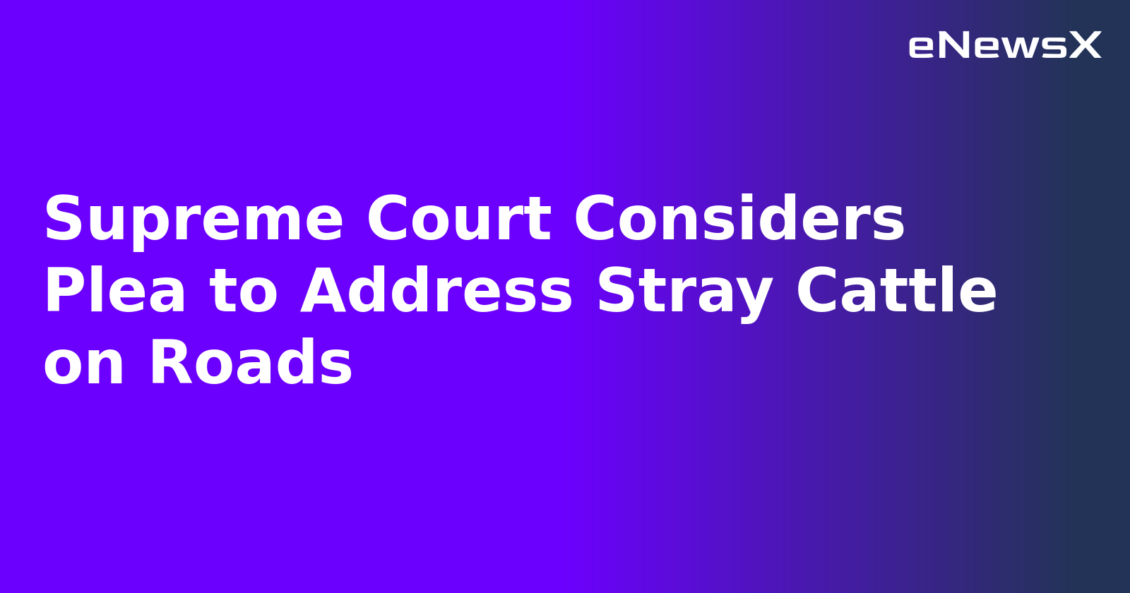 Supreme Court Considers Plea to Address Stray Cattle on Roads.webp Supreme Court Considers Plea to Address Stray Cattle on Roads.webp