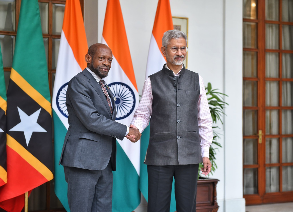 Expanding Ties: Jaishankar Hosts St. Kitts & Nevis FM.webp