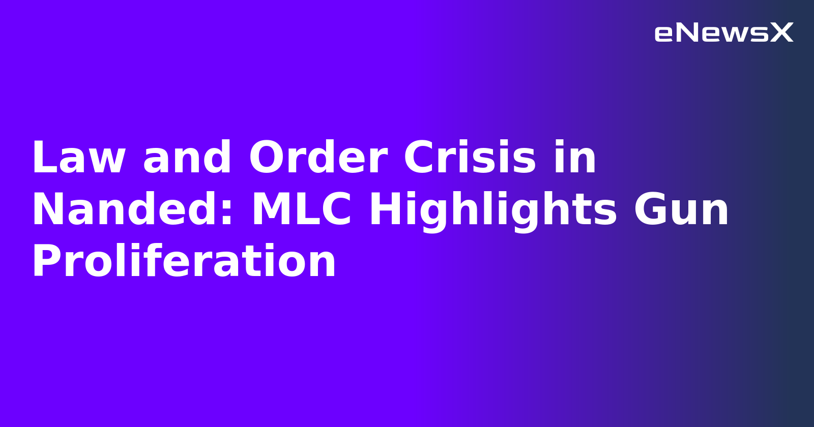 Law and Order Crisis in Nanded: MLC Highlights Gun Proliferation.webp Law and Order Crisis in Nanded: MLC Highlights Gun Proliferation.webp
