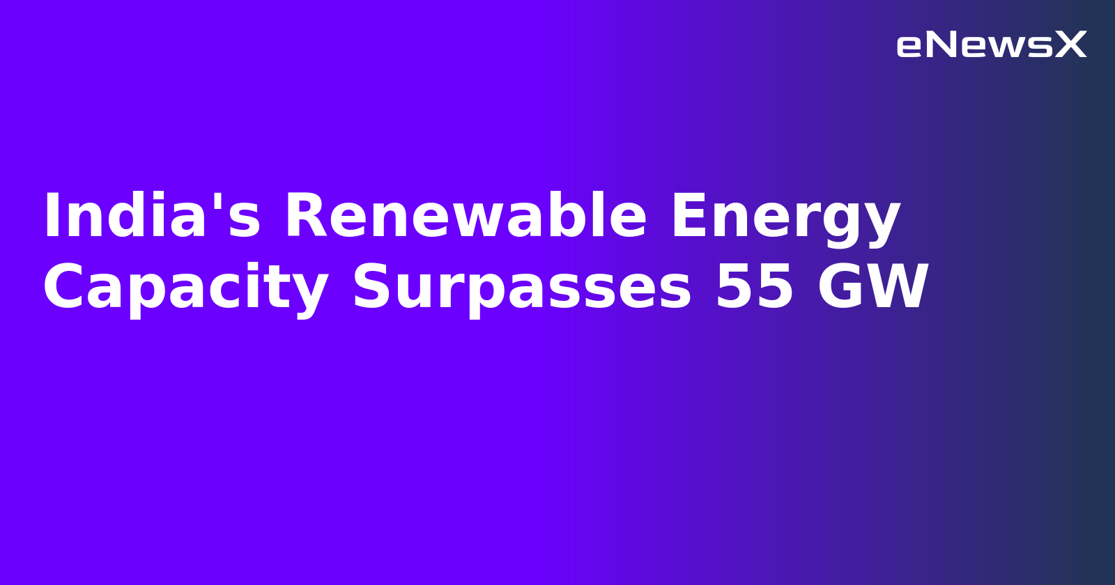 India's Renewable Energy Capacity Surpasses 55 GW.webp