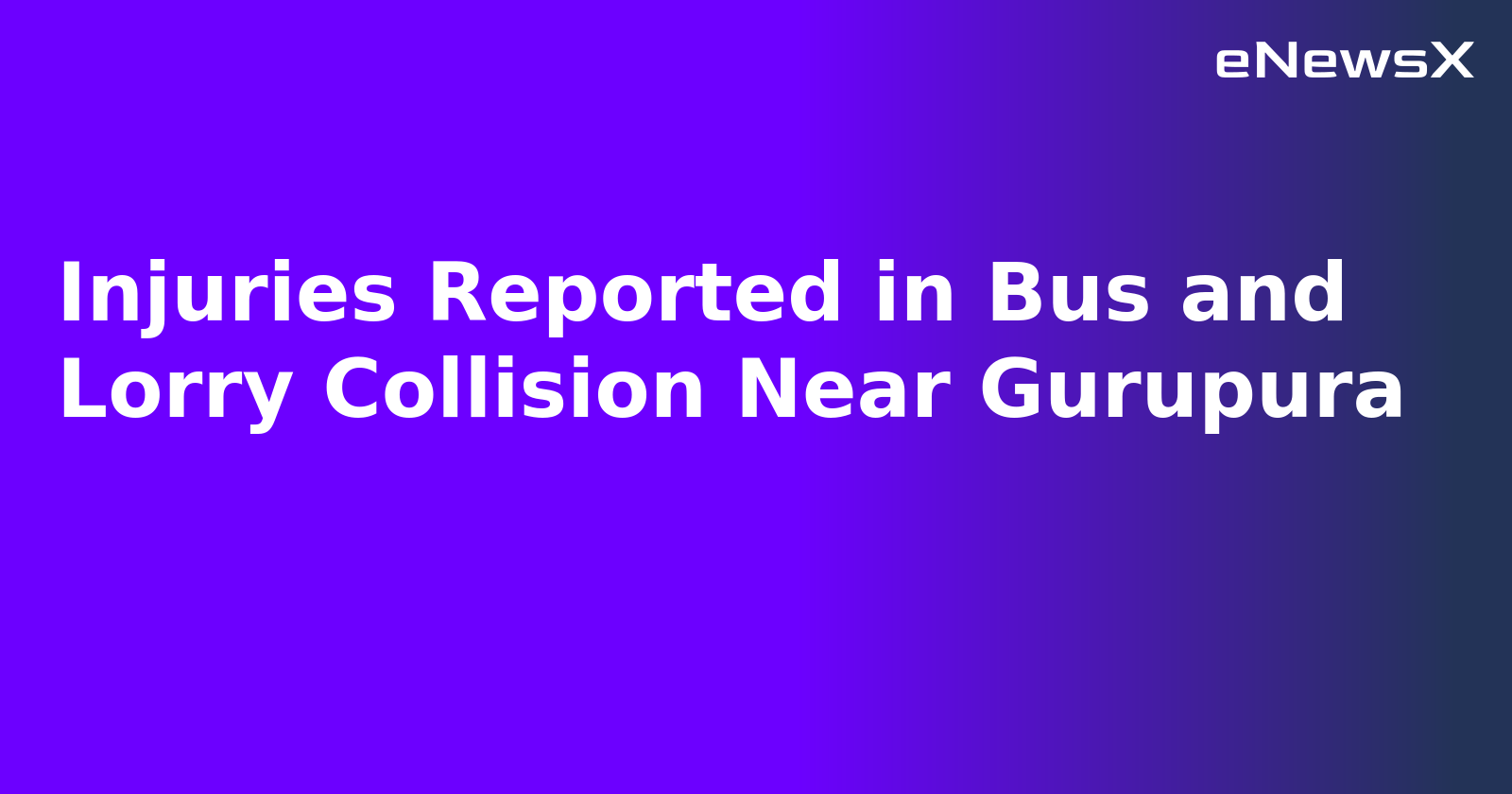 Injuries Reported in Bus and Lorry Collision Near Gurupura.webp