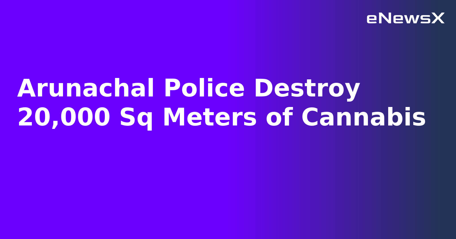 Arunachal Police Destroy 20,000 Sq Meters of Cannabis.webp