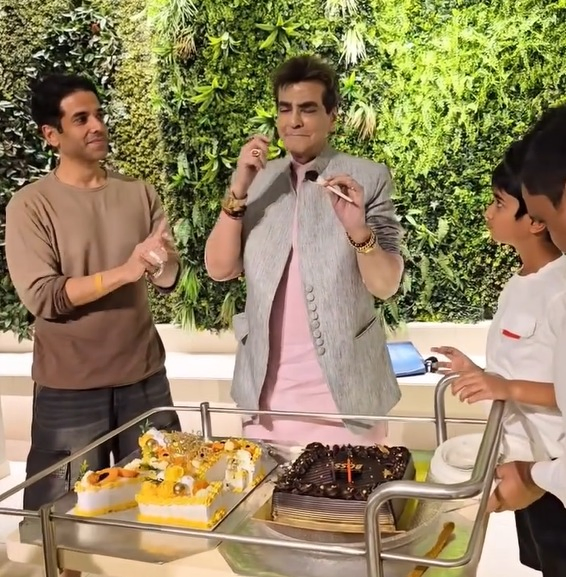 Throwback to Jeetendra's Birthday: A Moment with Tusshar.webp