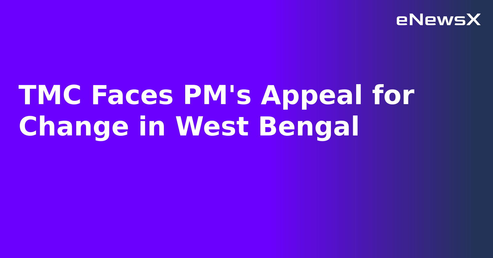 TMC Faces PM's Appeal for Change in West Bengal.webp TMC Faces PM's Appeal for Change in West Bengal.webp