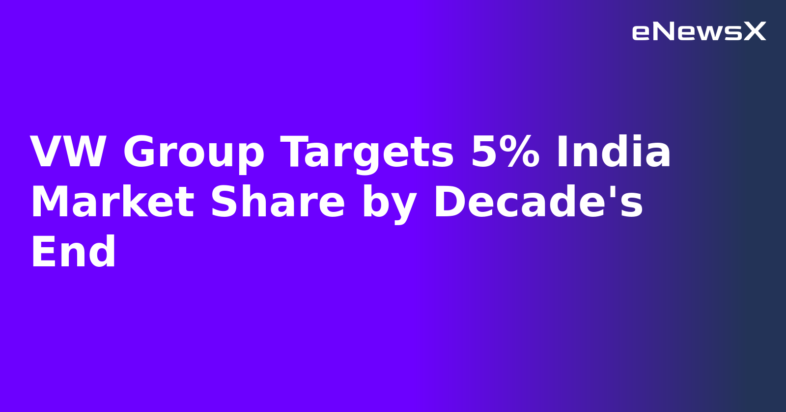 VW Group Targets 5% India Market Share by Decade's End.webp