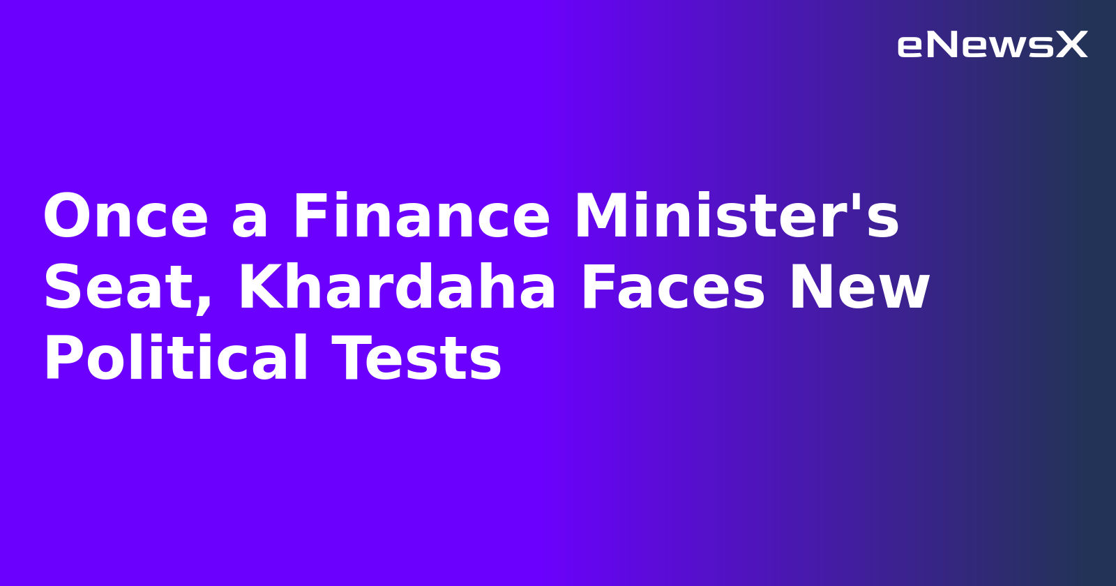 Once a Finance Minister's Seat, Khardaha Faces New Political Tests.webp